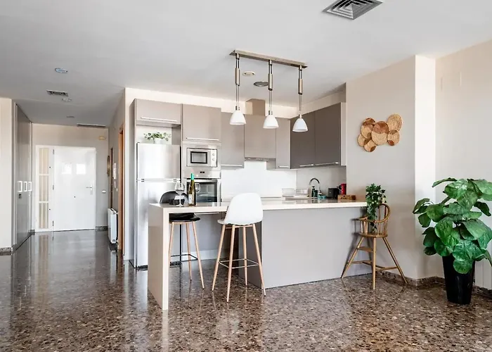 Moderno Con Vistas Al Mar En アパート バレンシア