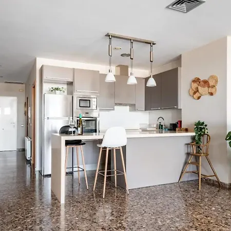 Moderno Con Vistas Al Mar En Apartmán Valencie